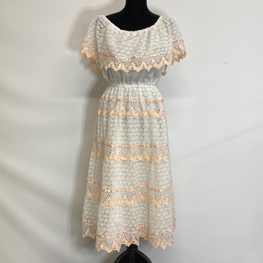 Rare vintage crocheted dress